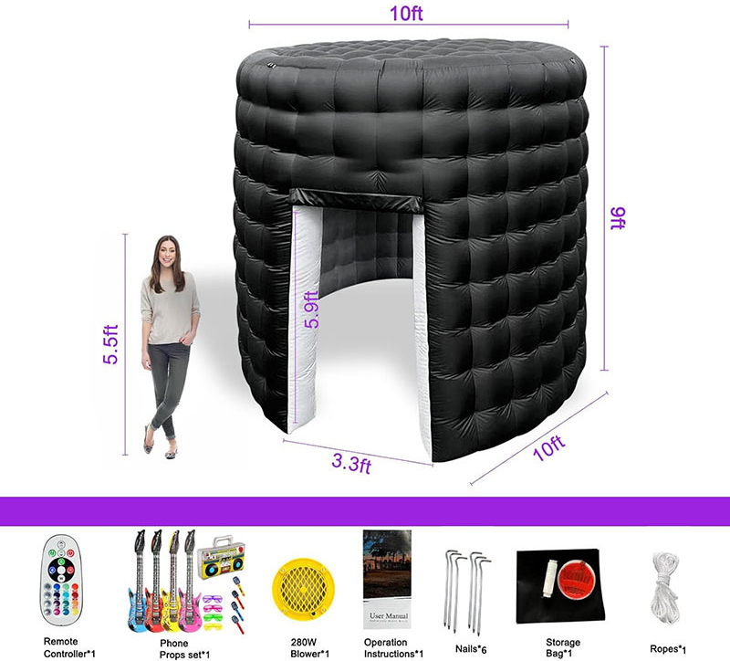 10ft Inflatable Photo Booth Enclosure For Sale